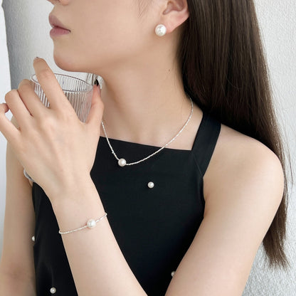 [LORA]Delicate Pearl Earrings