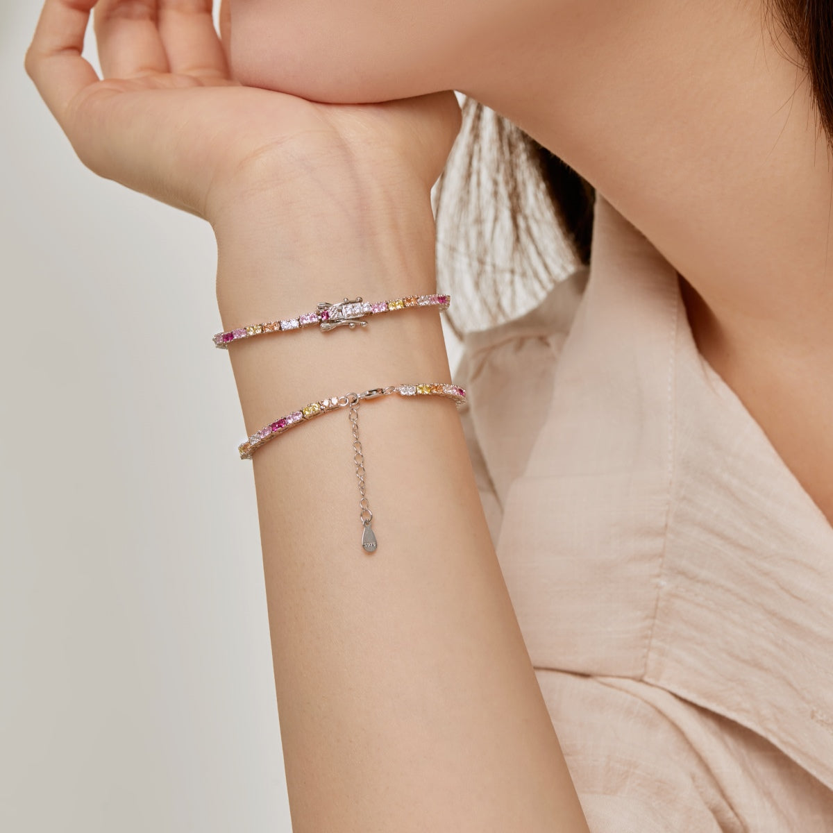 [LORA]Delicate Romantic Heart Shape Lover Bracelet