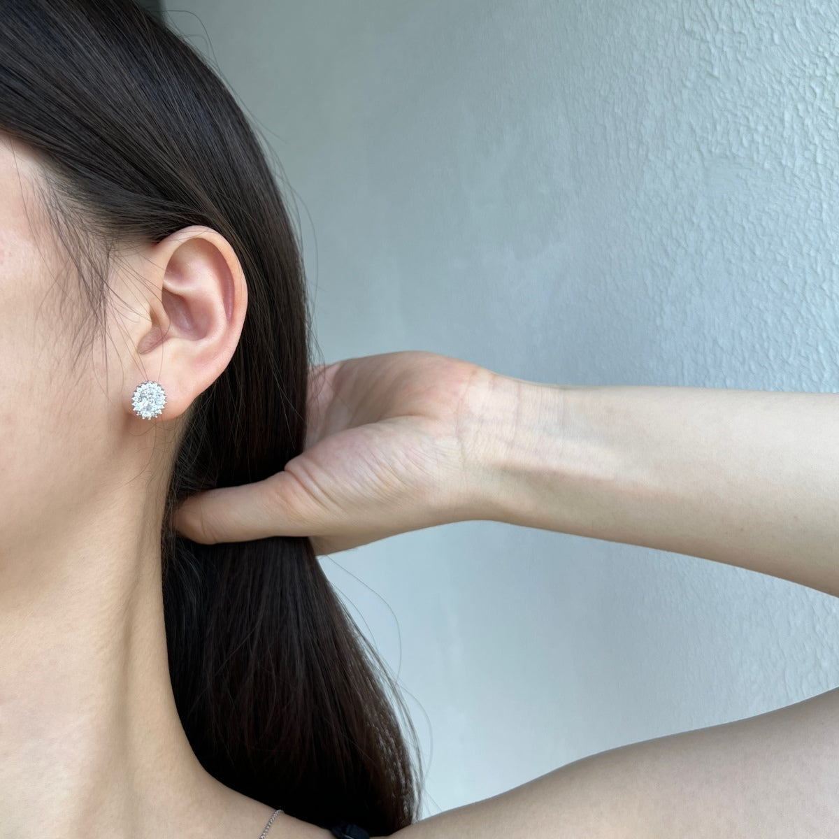 [LORA]Delicate Radiant Oval Cut Daily Earrings