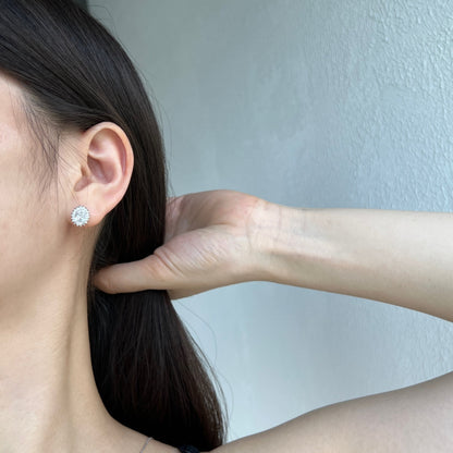 [LORA]Delicate Radiant Oval Cut Daily Earrings