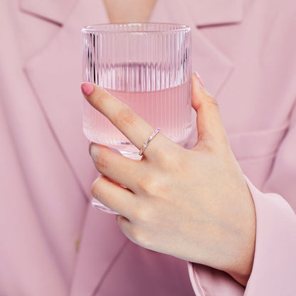 [LORA]Lively In Shades Elegant Radiant Cut Daily Ring