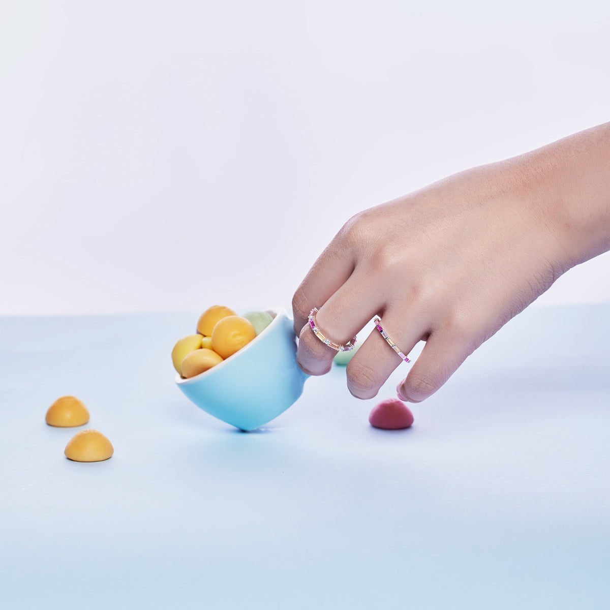 [LORA]Lively In Shades Elegant Radiant Cut Daily Ring