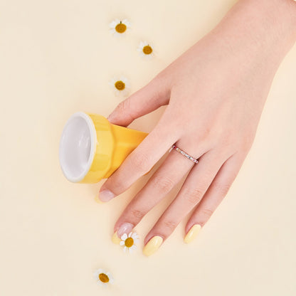[LORA]Charming Colorful Round Cut Daily Ring