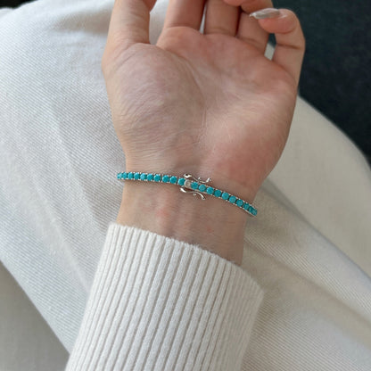 [LORA]Dainty Charming Round Cut Tennis Bracelet