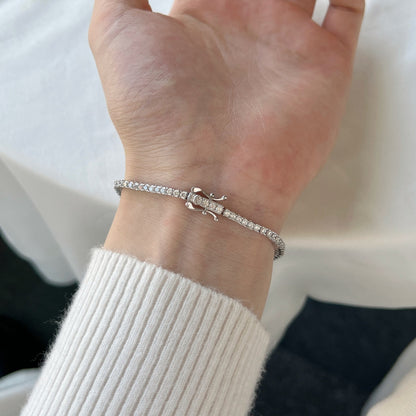 [LORA]Dazzling Exquisite Round Cut Daily Bracelet