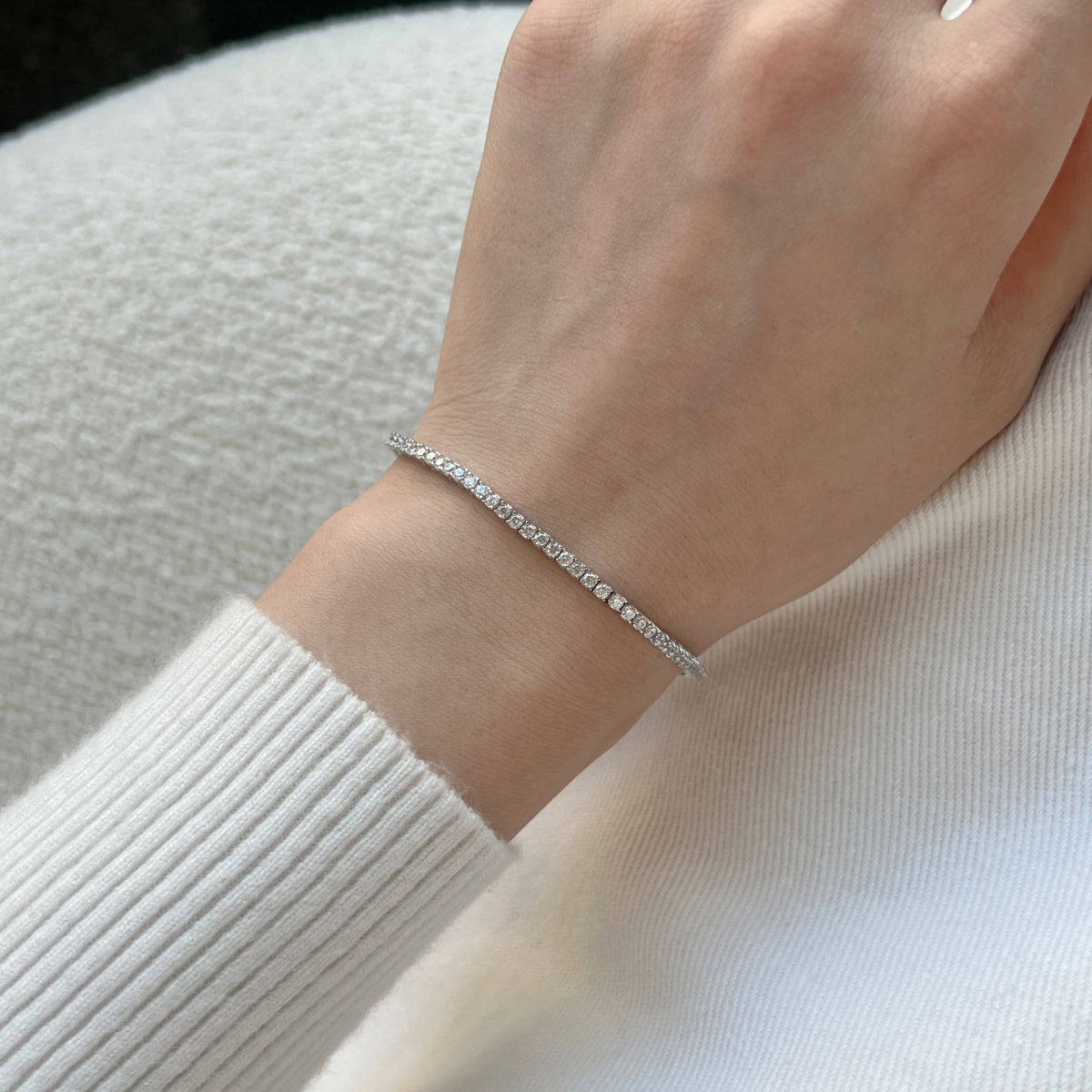 [LORA]Dazzling Exquisite Round Cut Daily Bracelet