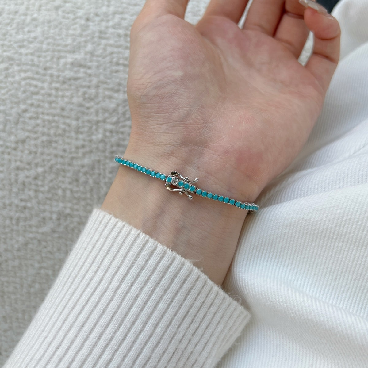[LORA]Dazzling Exquisite Round Cut Daily Bracelet