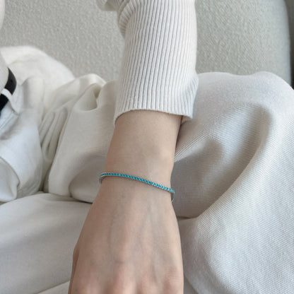 [LORA]Dazzling Exquisite Round Cut Daily Bracelet