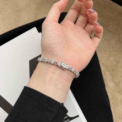 [LORA]Dazzling Radiant Multi Cut Daily Bracelet
