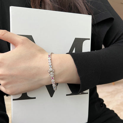 [LORA]Dazzling Radiant Multi Cut Daily Bracelet