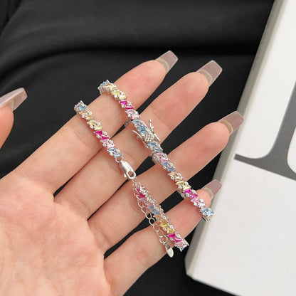 [LORA]Ornate Sparkling Multi Cut Party Bracelet