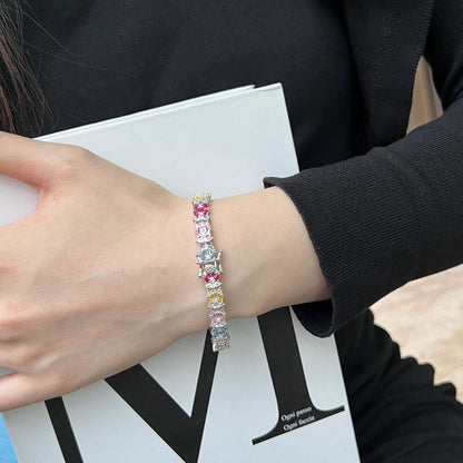 [LORA]Delicate Colorful Multi Cut Party Bracelet