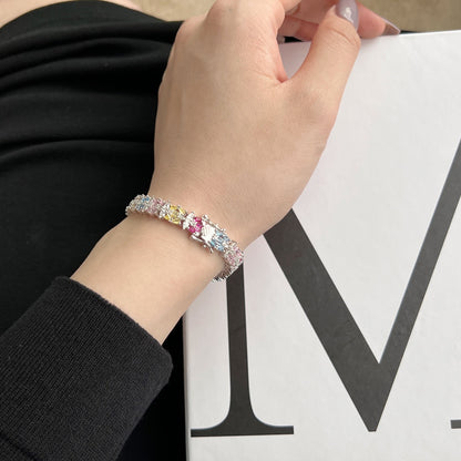 [LORA]Delicate Colorful Multi Cut Party Bracelet