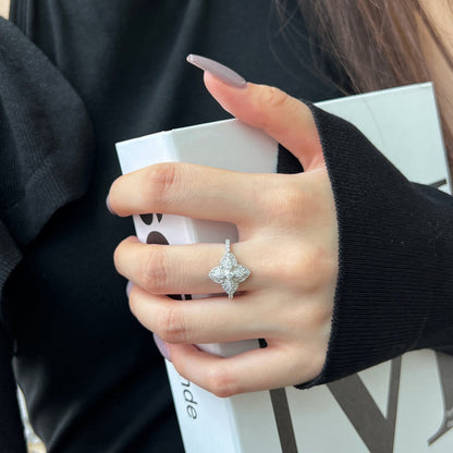 [LORA]Luxurious Colorful Flower Shape Banquet Ring