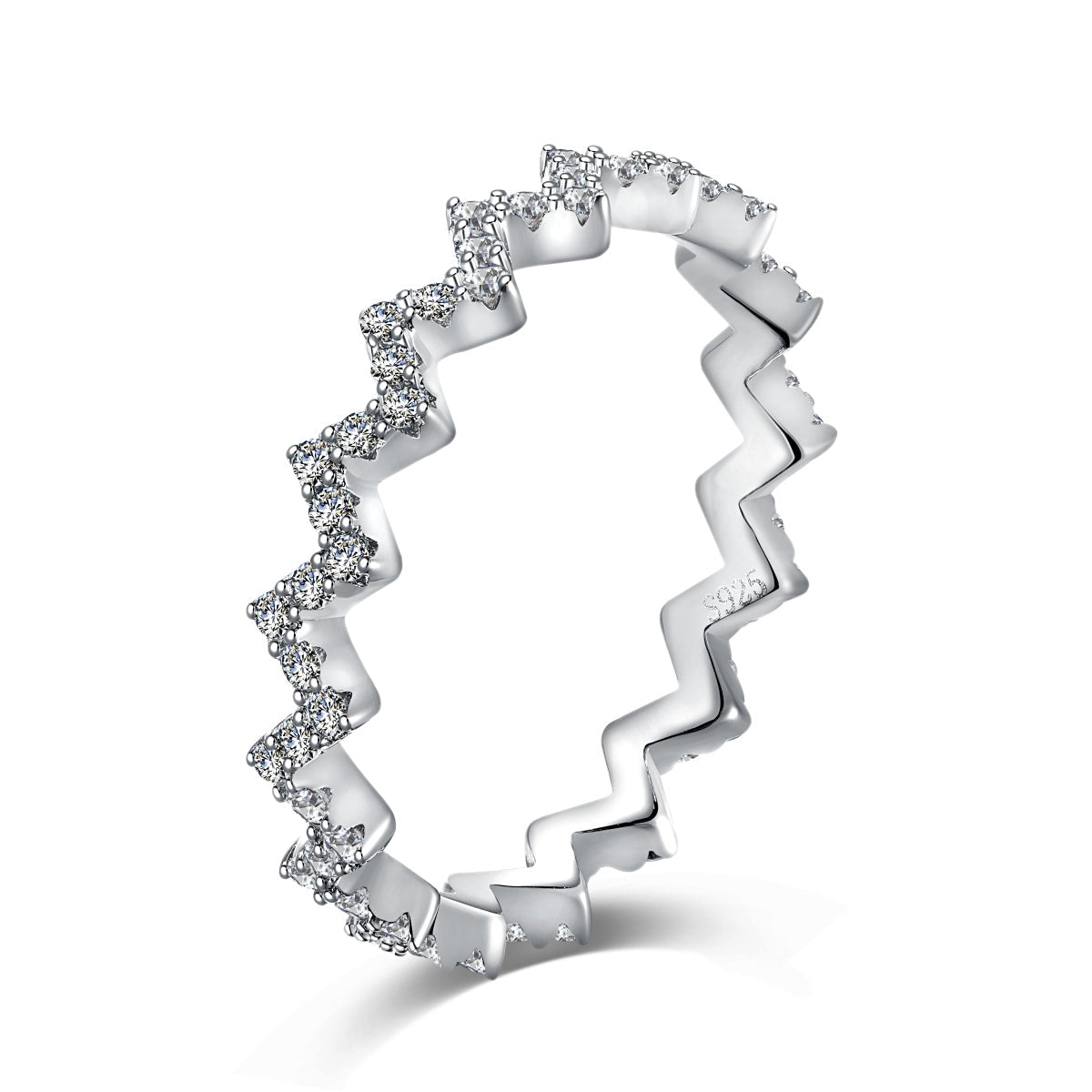 [LORA]Delicate Enchanting Wave Shape Daily Ring