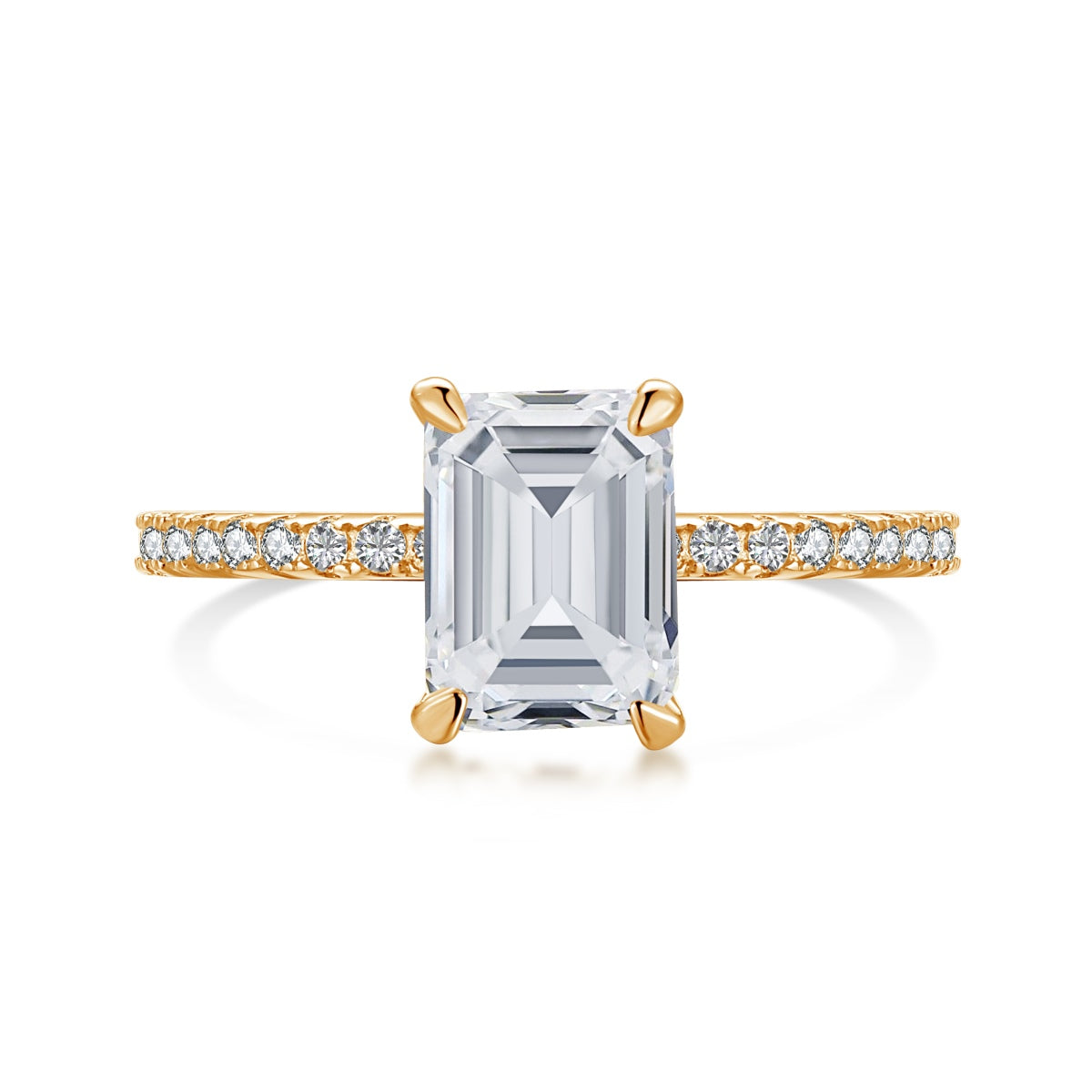 [LORA]2.0 Carat Scintillating Ornate Radiant Cut Party Ring