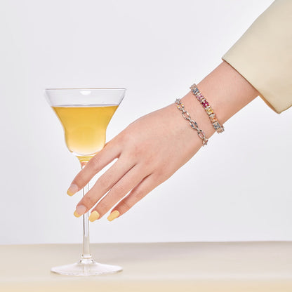 [LORA]Delicate Colorful Multi Cut Party Bracelet