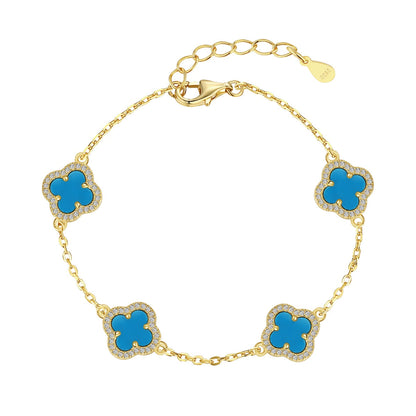 [LORA]Four-Leaf Clover Exquisite Bracelet