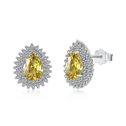 [LORA]Delicate Gorgeous Pear Cut Daily Earrings