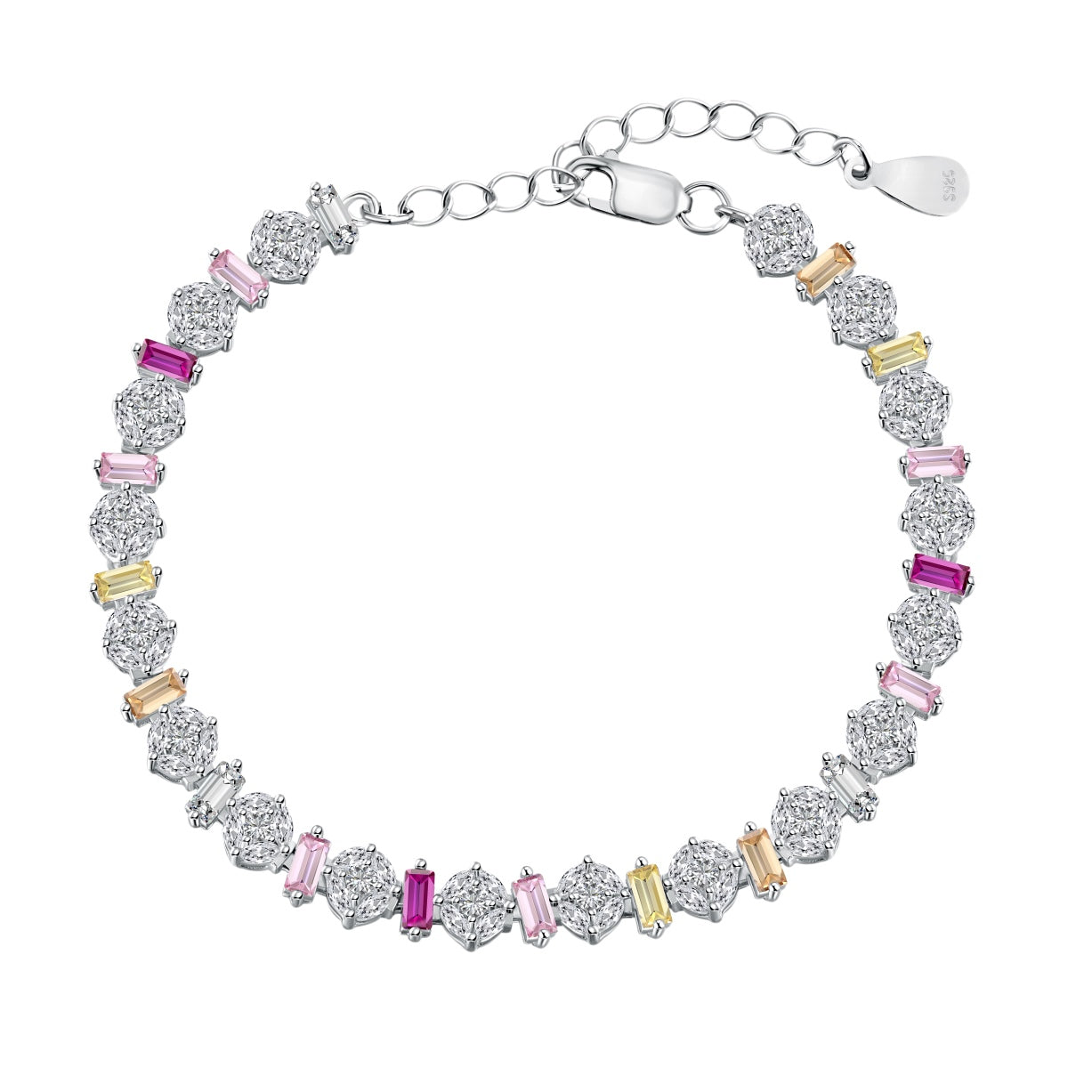[LORA]Radiant Colorful Round Shape Daily Bracelet