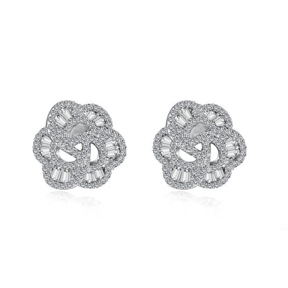 [LORA]Exquisite Flower Shape Daily Earrings