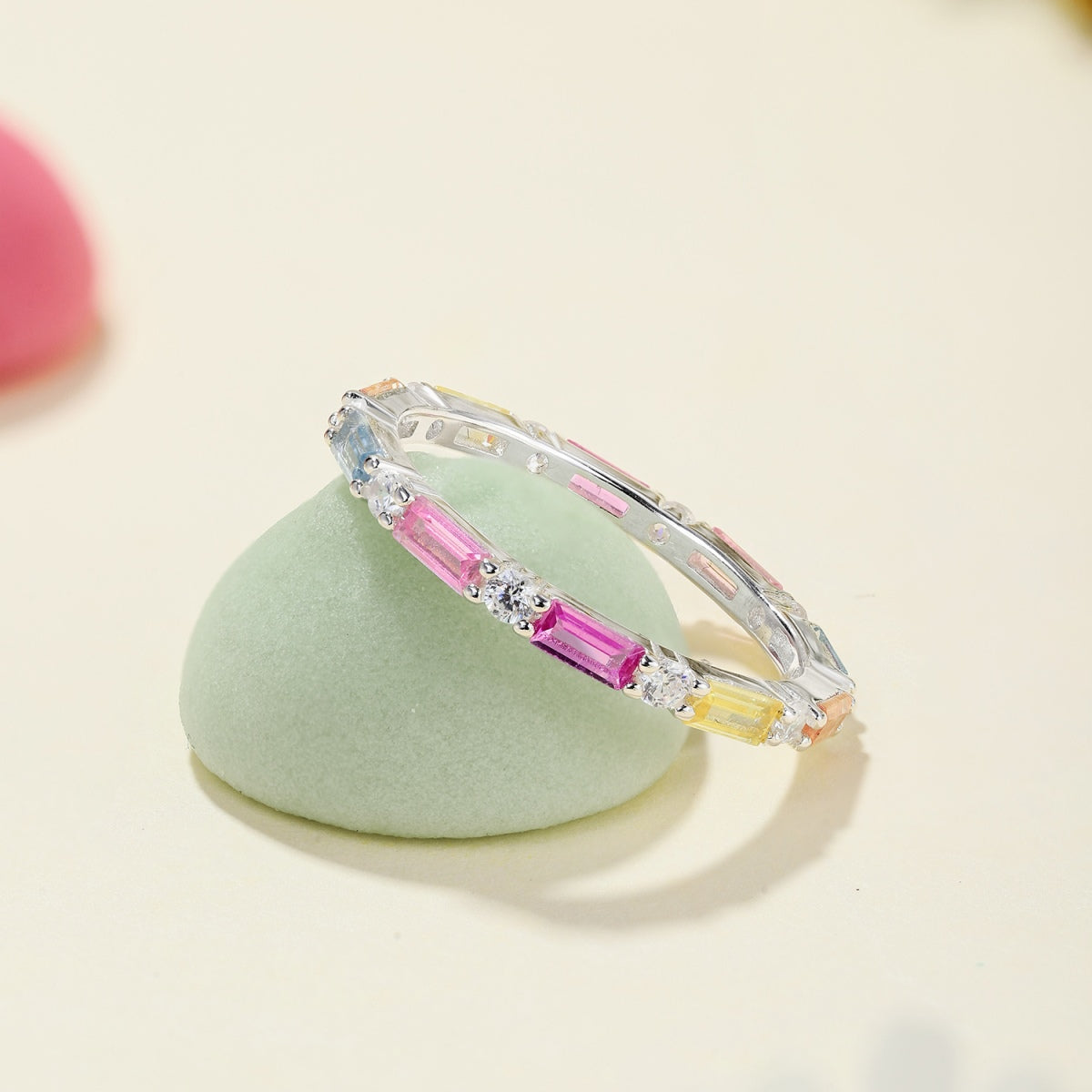 [LORA]Lively In Shades Elegant Radiant Cut Daily Ring