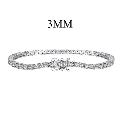 [LORA]Dainty Charming Round Cut Tennis Bracelet