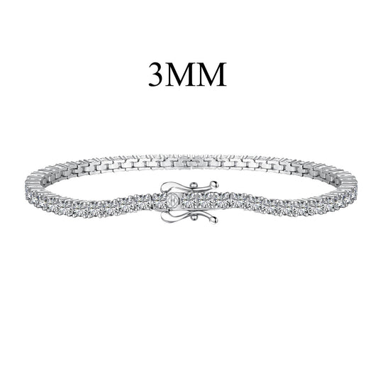 [LORA]Dainty Charming Round Cut Tennis Bracelet