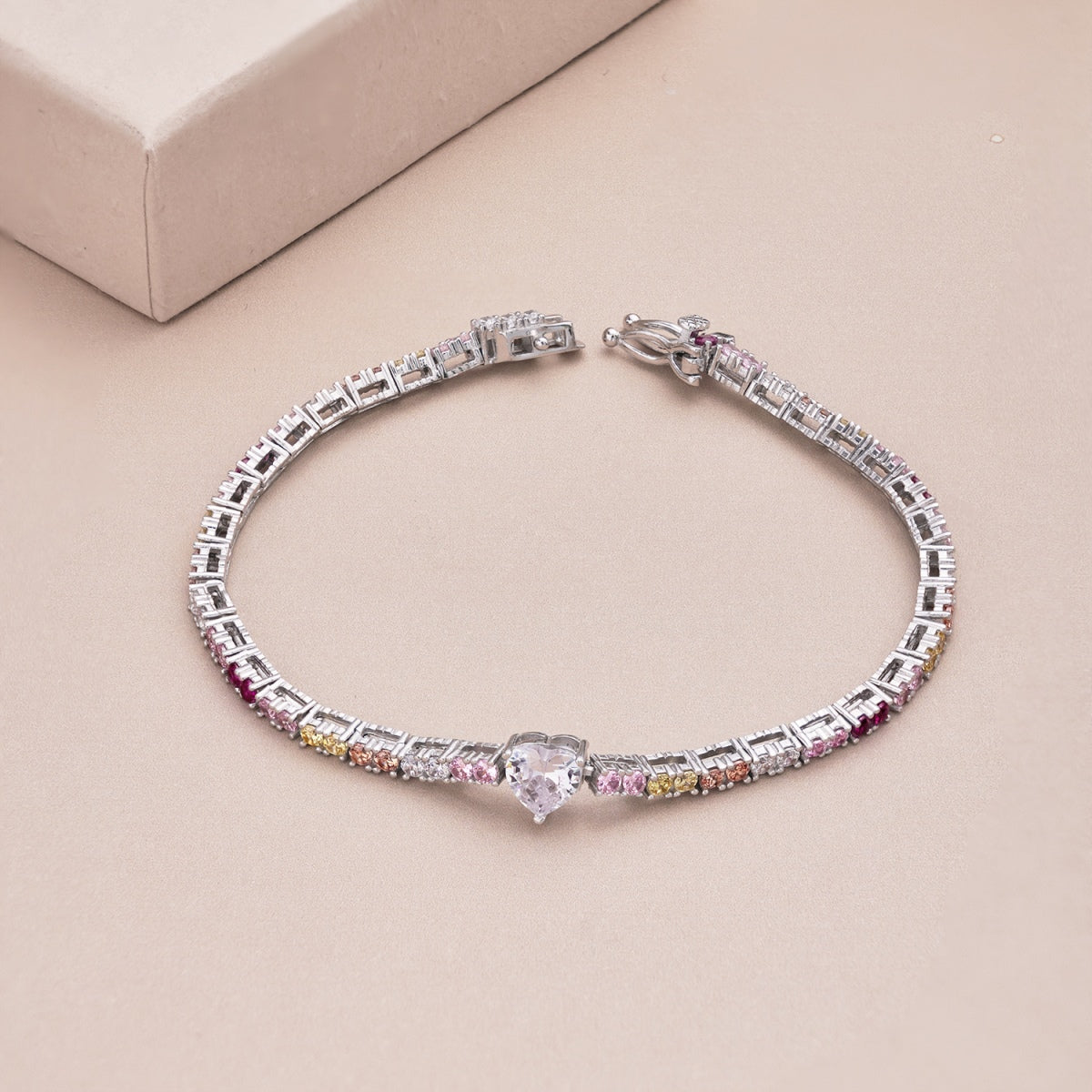 [LORA]Delicate Romantic Heart Shape Lover Bracelet