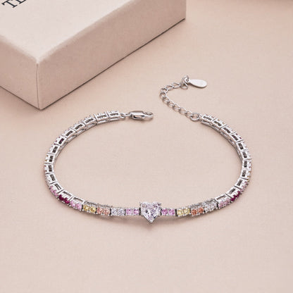 [LORA]Delicate Romantic Heart Shape Lover Bracelet