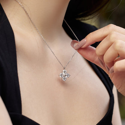 [LORA]Four-Leaf Clover And Eight-Pointed Star Necklace