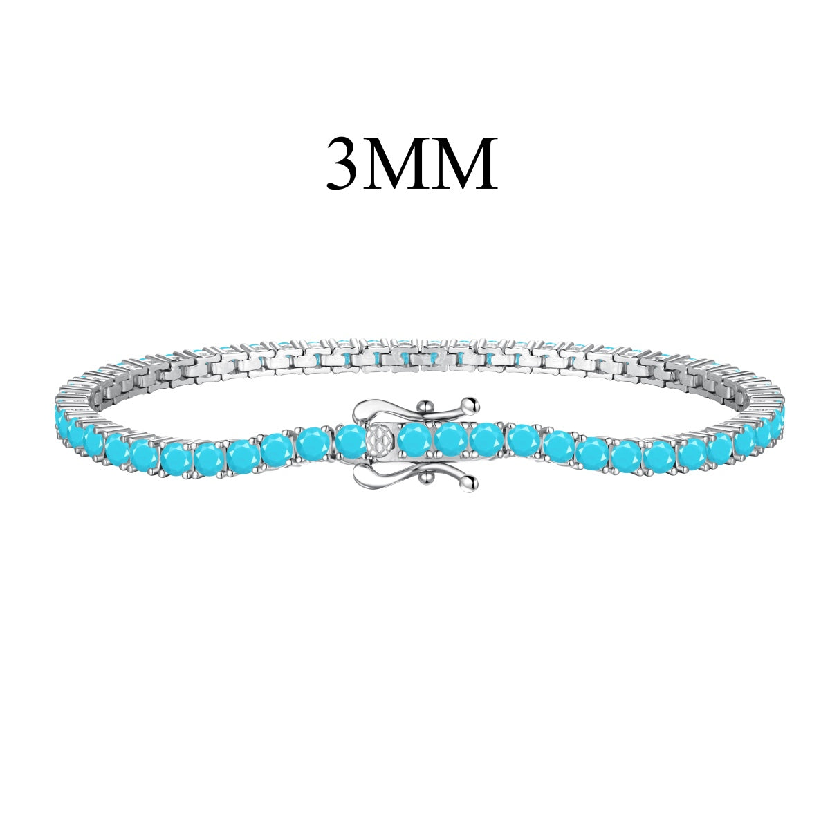 [LORA]Dainty Charming Round Cut Tennis Bracelet