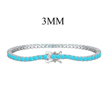 [LORA]Dainty Charming Round Cut Tennis Bracelet