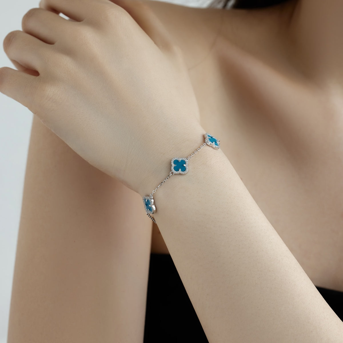 [LORA]Four-Leaf Clover Exquisite Bracelet