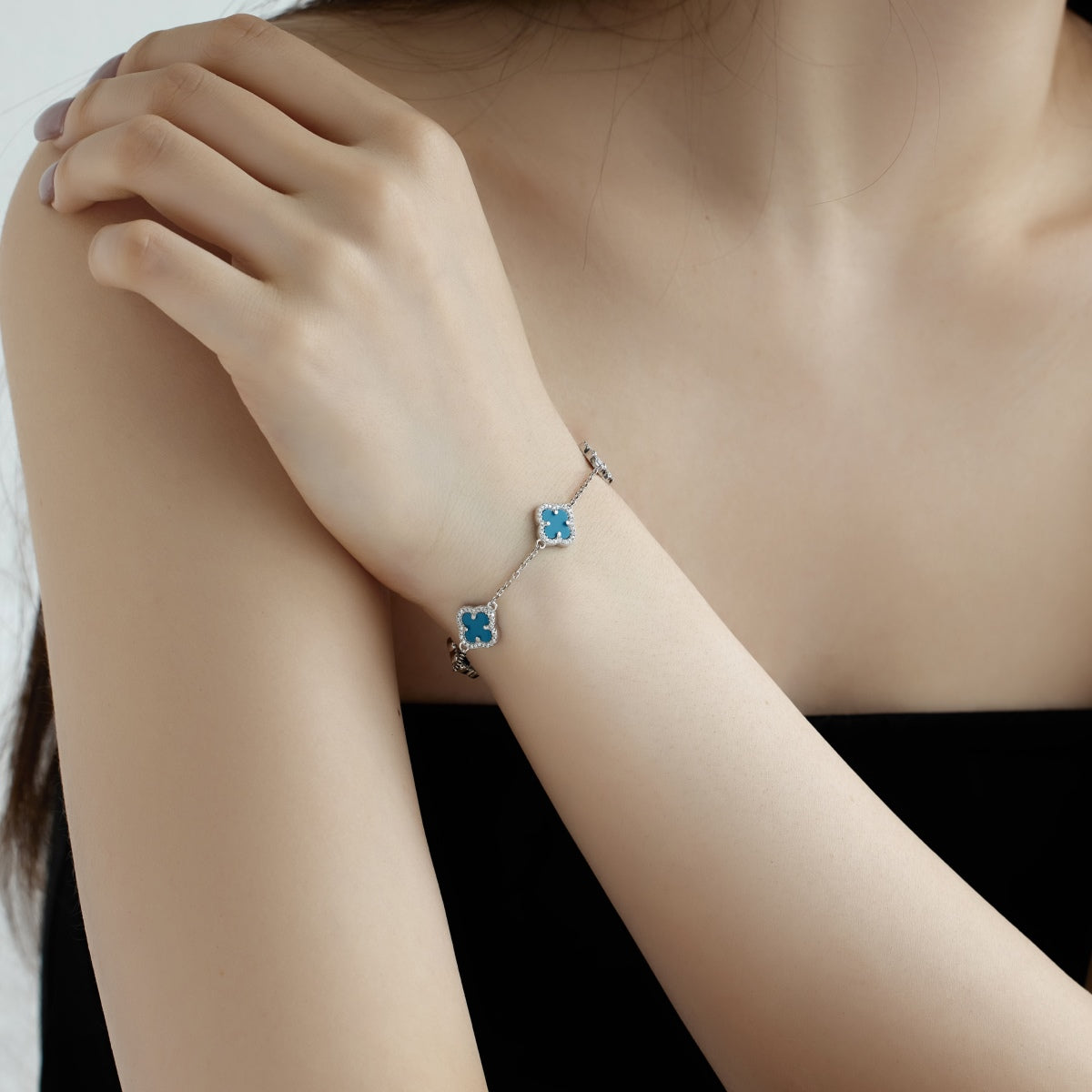 [LORA]Four-Leaf Clover Exquisite Bracelet