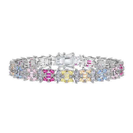 [LORA]Delicate Colorful Multi Cut Party Bracelet