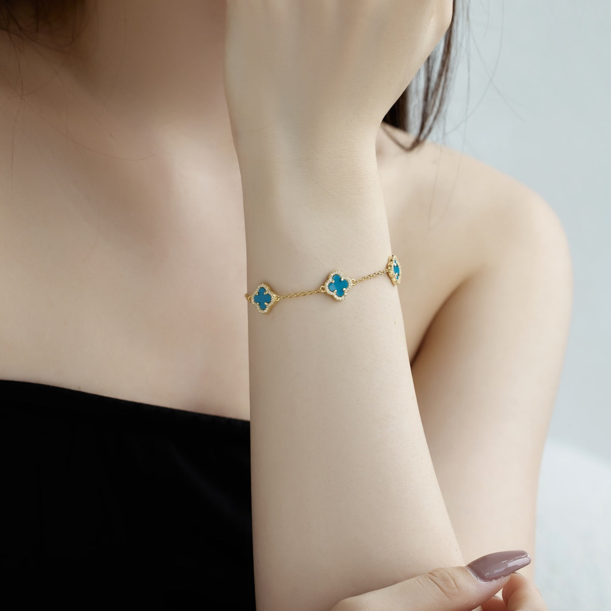 [LORA]Four-Leaf Clover Exquisite Bracelet