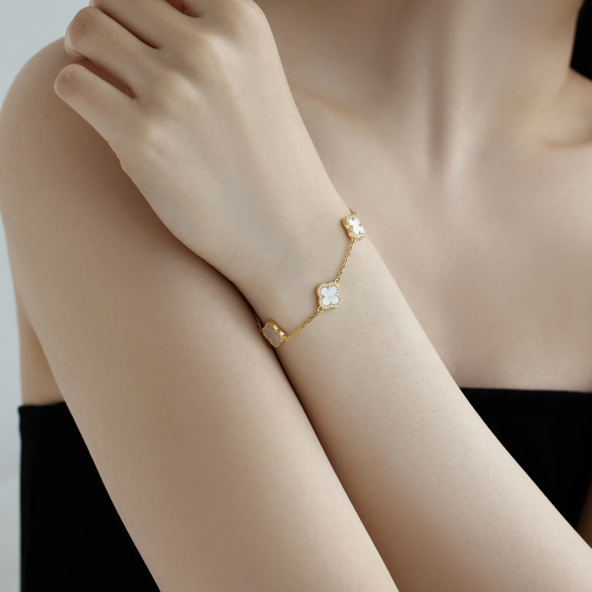 [LORA]Four-Leaf Clover Exquisite Bracelet