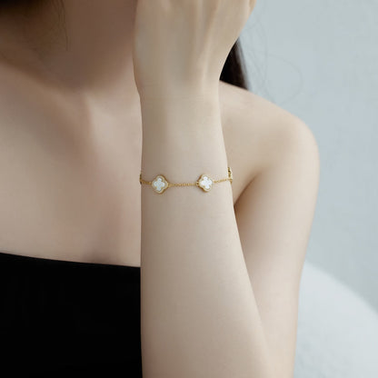 [LORA]Four-Leaf Clover Exquisite Bracelet