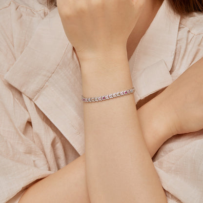 [LORA]Delicate Colorful Multi Cut Daily Bracelet
