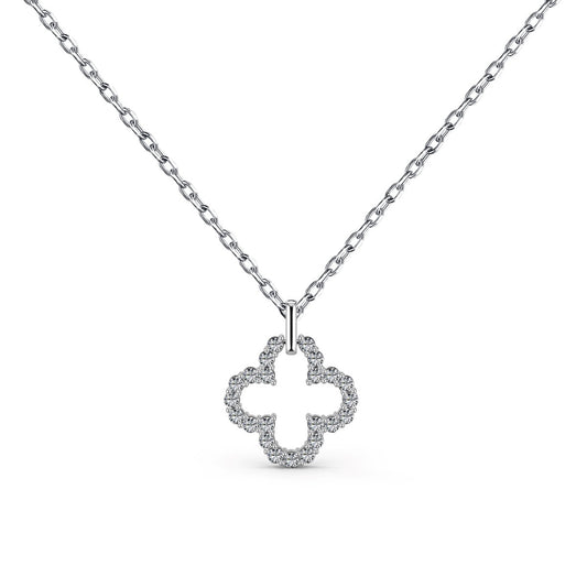 [LORA]Four-Leaf Clover Hollow Design Exquisite Necklace