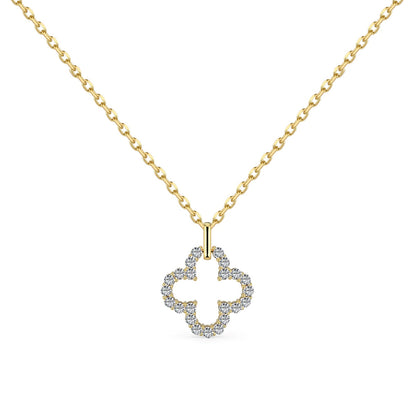 [LORA]Four-Leaf Clover Hollow Design Exquisite Necklace