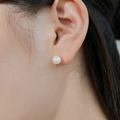 [LORA]Delicate Pearl Earrings