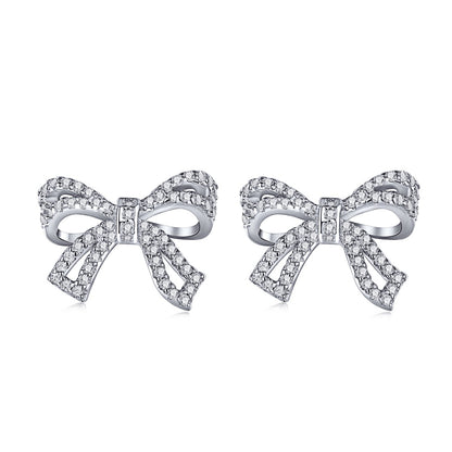 [LORA]Dainty Bow Shape Earrings
