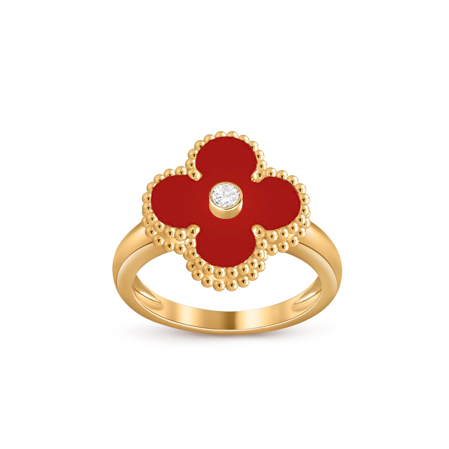 [Lora]CLOVER DIAMOND RING GOLD COLLECTION
