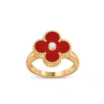 [Lora]CLOVER DIAMOND RING GOLD COLLECTION