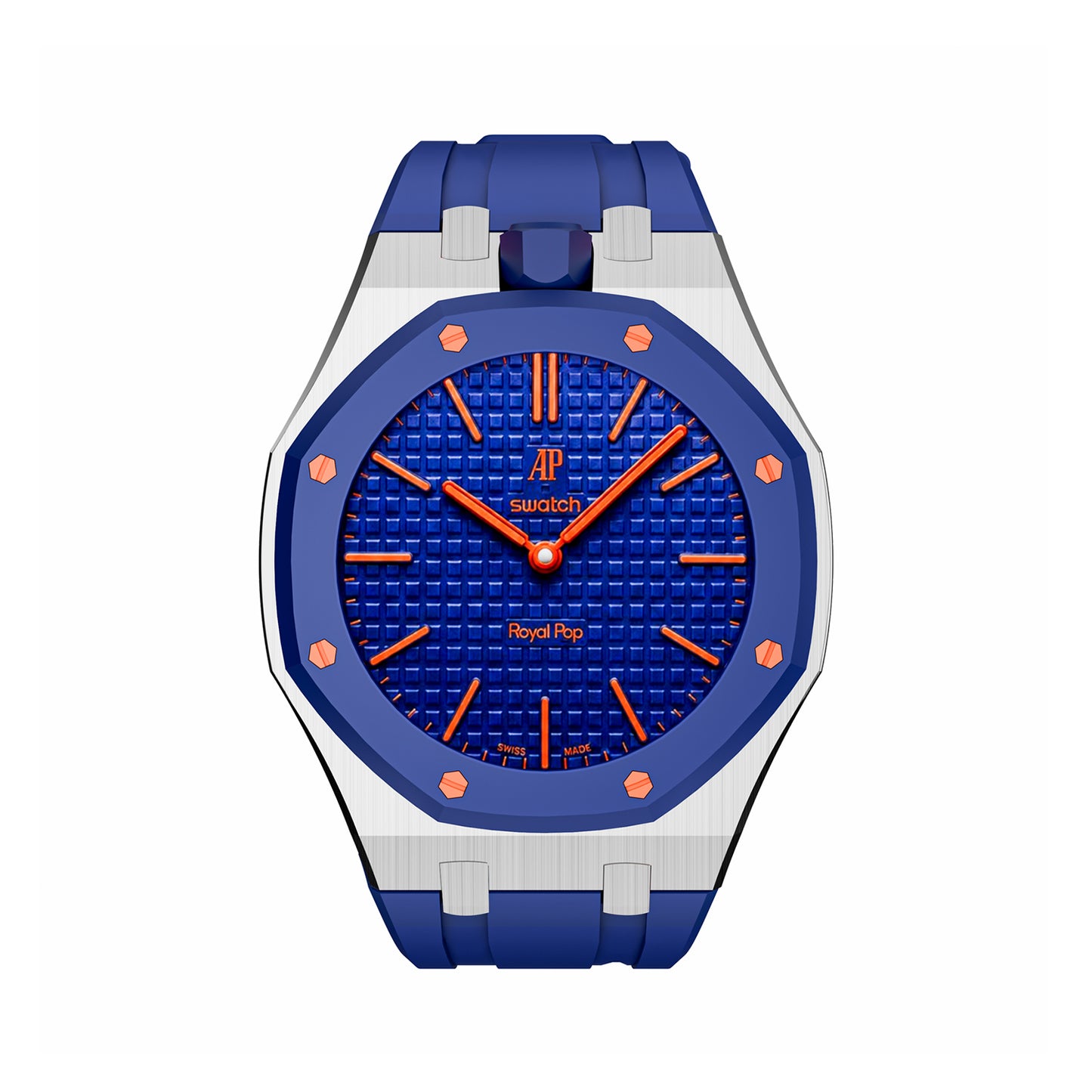 Royal Oak Pop Black Steel Case & Silicone Strap
