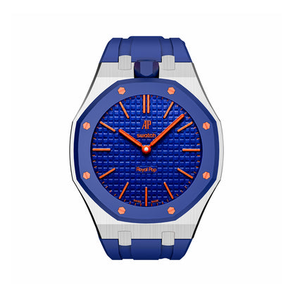 Royal Oak Pop Black Steel Case & Silicone Strap