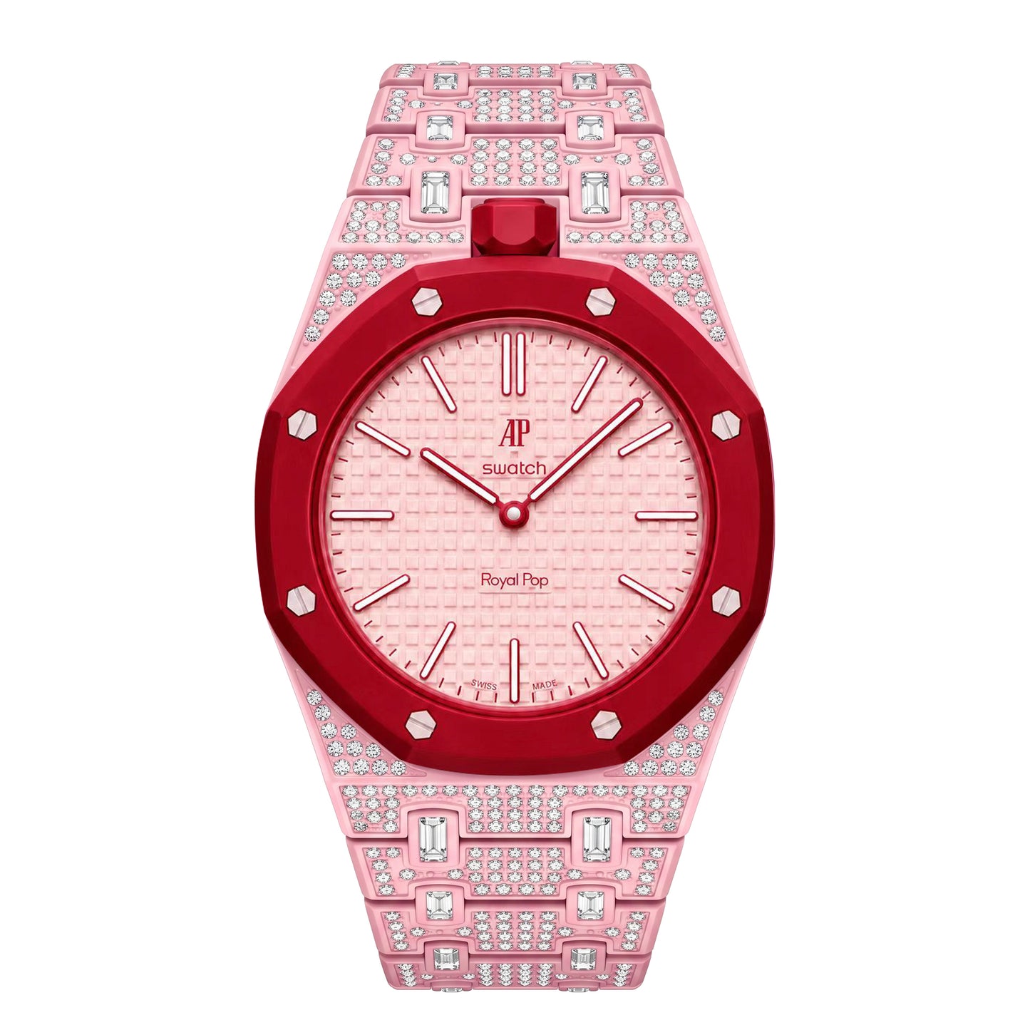 Royal Oak Pop Exclusive Bioceramic Case & Bioceramic Strap Diamond