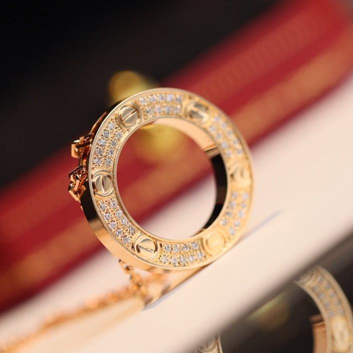[LORA]LOVE NECKLACE ADJUSTABLE ROSE GOLD
